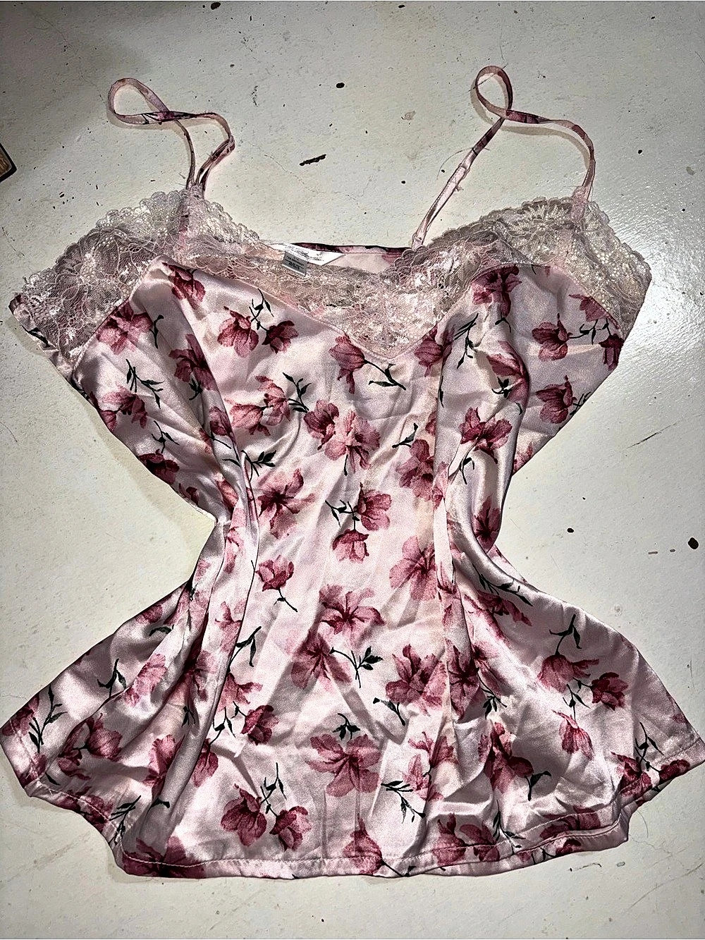 Marilyn Monroe Floral Cami & Shorts Set in Pink Size Medium